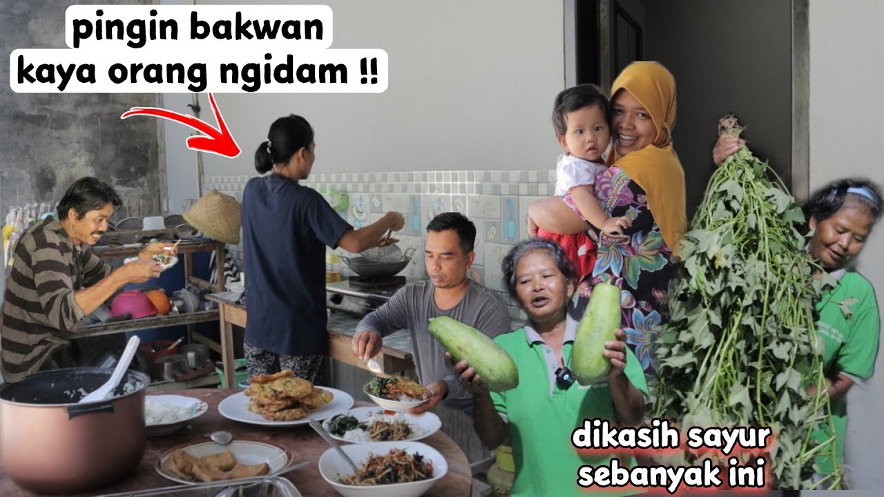 PINGIN BAKWAN KAYA ORANG NGIDAM || masak sayur dari mbah teng-teng