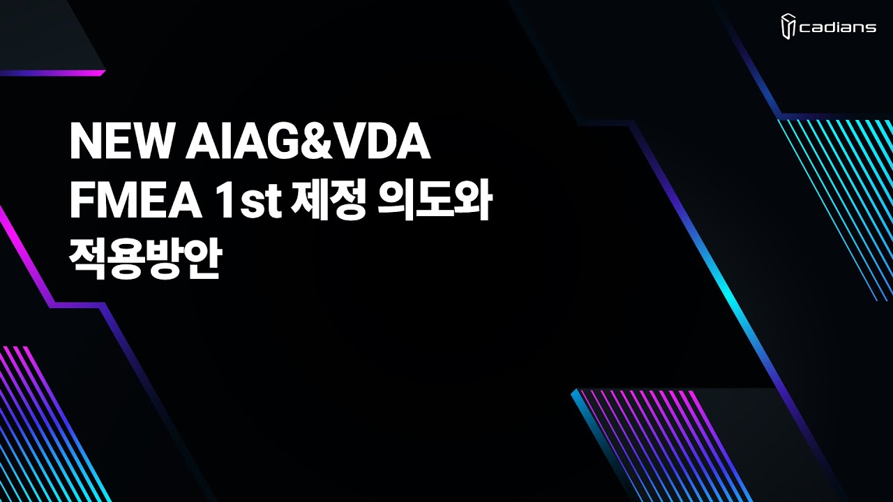 NEW AIAG&VDA FMEA 1st 제정 의도와 적용방안