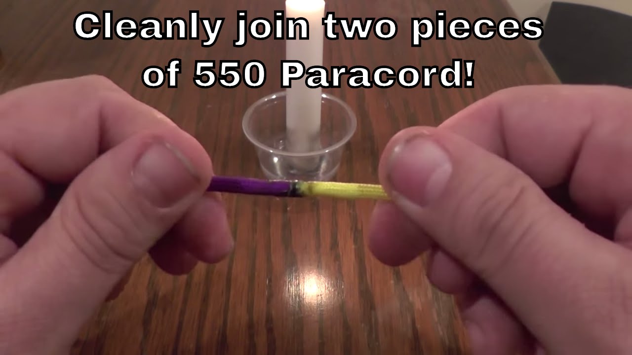 Joining two pieces of 550 paracord cleanly!