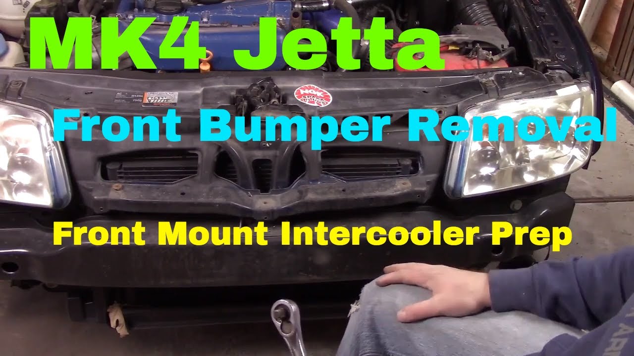 MK4 Jetta Front Bumper Removal/Front Mount Intercooler Install