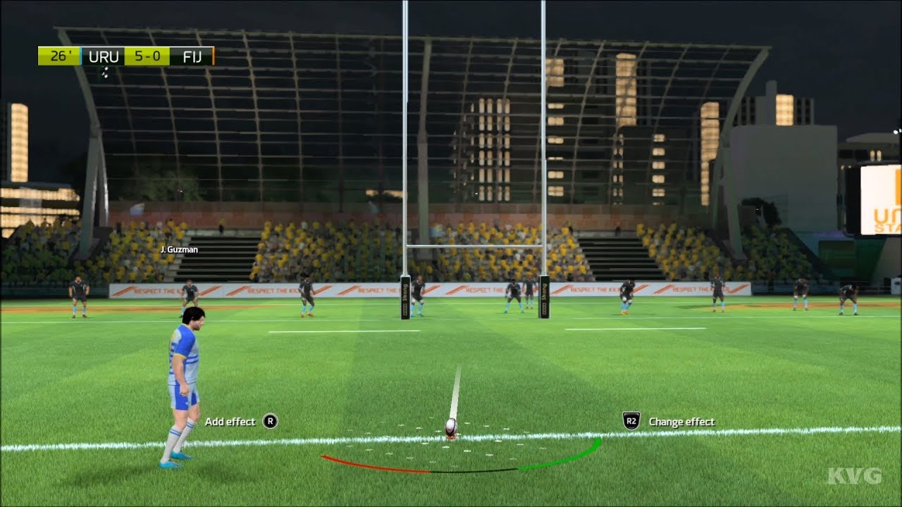 Rugby 20 - Uruguay vs Fiji - Gameplay (PS4 HD) [1080p60FPS]