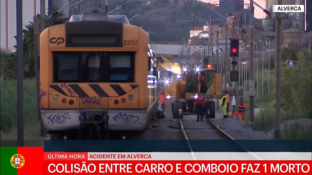 Colisão entre Carro e Comboio em Alverca com Vítima Mortal