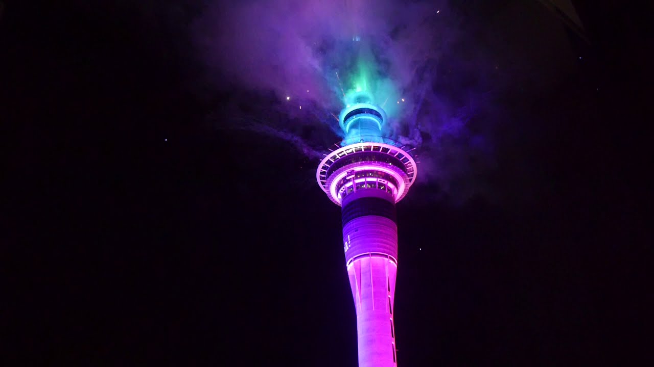 SKY TOWER AUCKLAND 2021 Fireworks Display || Raw footage