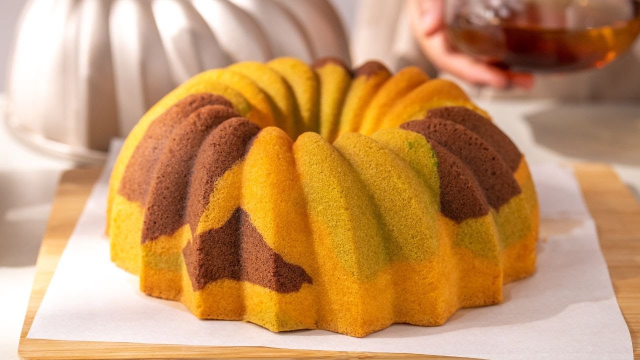 RESEP ANTI GAGAL | MARMER CAKE LEMBUT TIGA RASA DAN ANTI KEMPES