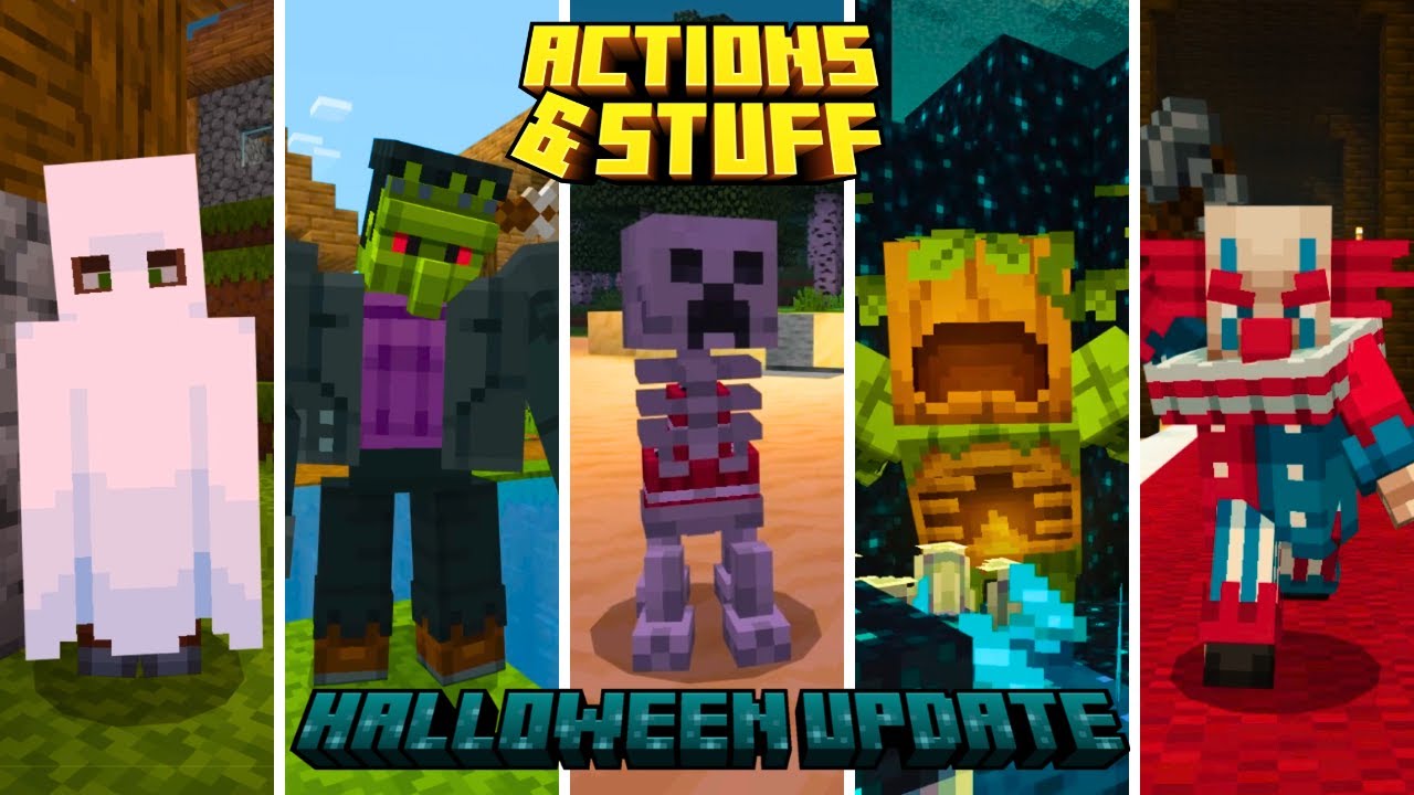 Action & Stuff 1.7  - All Halloween Mobs Name Tags
