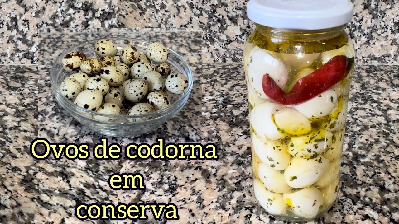 Ovos de codorna em conserva  - #ovosdecodorna #conservas #receitasfaceis
