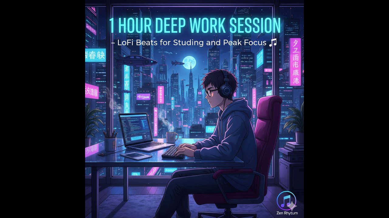 1 Hour Deep Work Session – LoFi Beats for Studying and Peak Focus