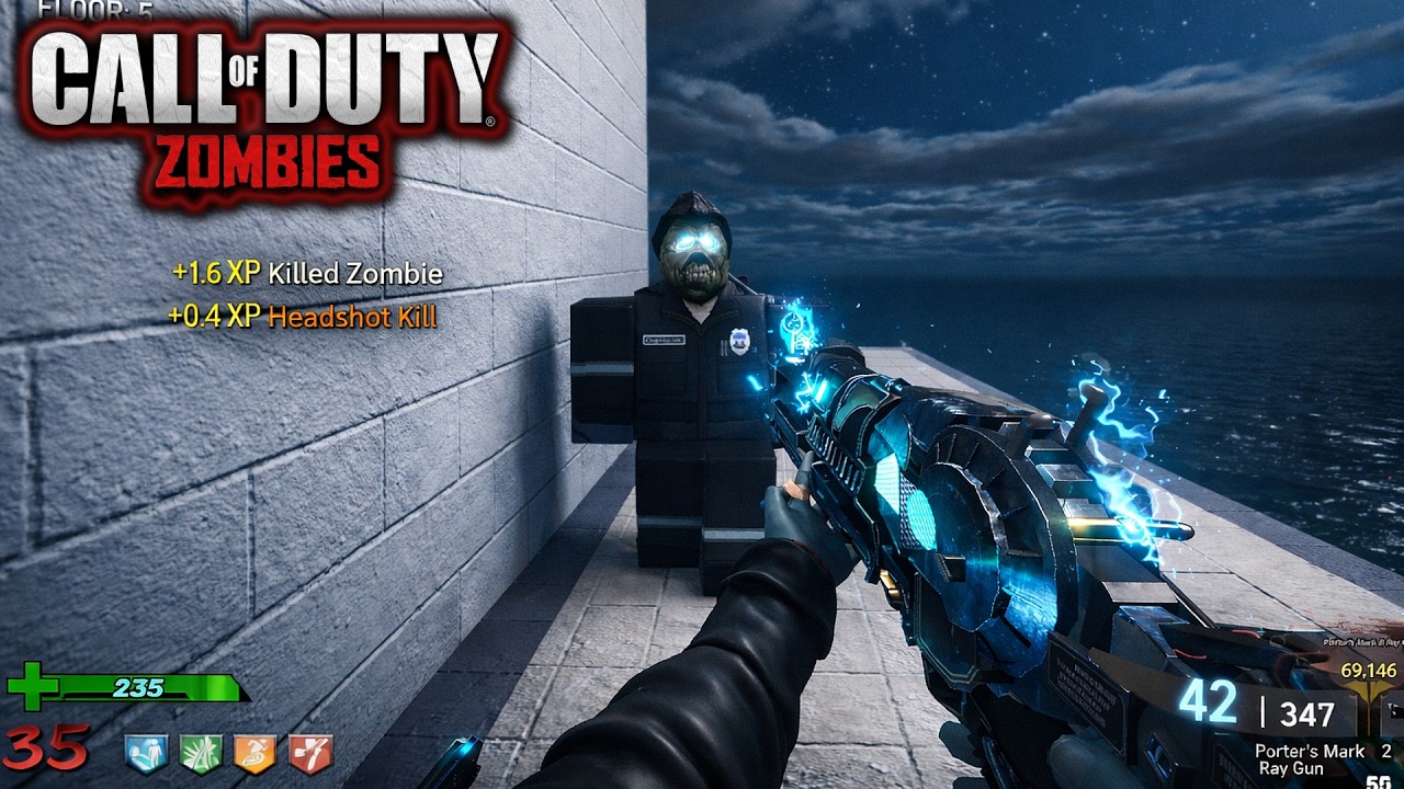 JUGANDO LA TORRE DEL CIELO EN LOS MEJORES ZOMBIES DE ROBLOX | 