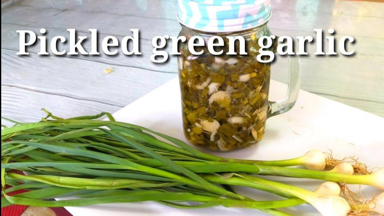 Pickled Green Garlic Recipe|burong bawang na mura|home made| benefits of garlic |boost immune system