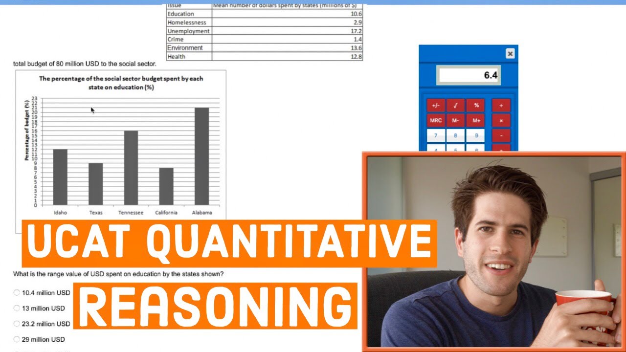 UCAT QUANTITATIVE REASONING: Answering Questions Live on Camera | KharmaMedic