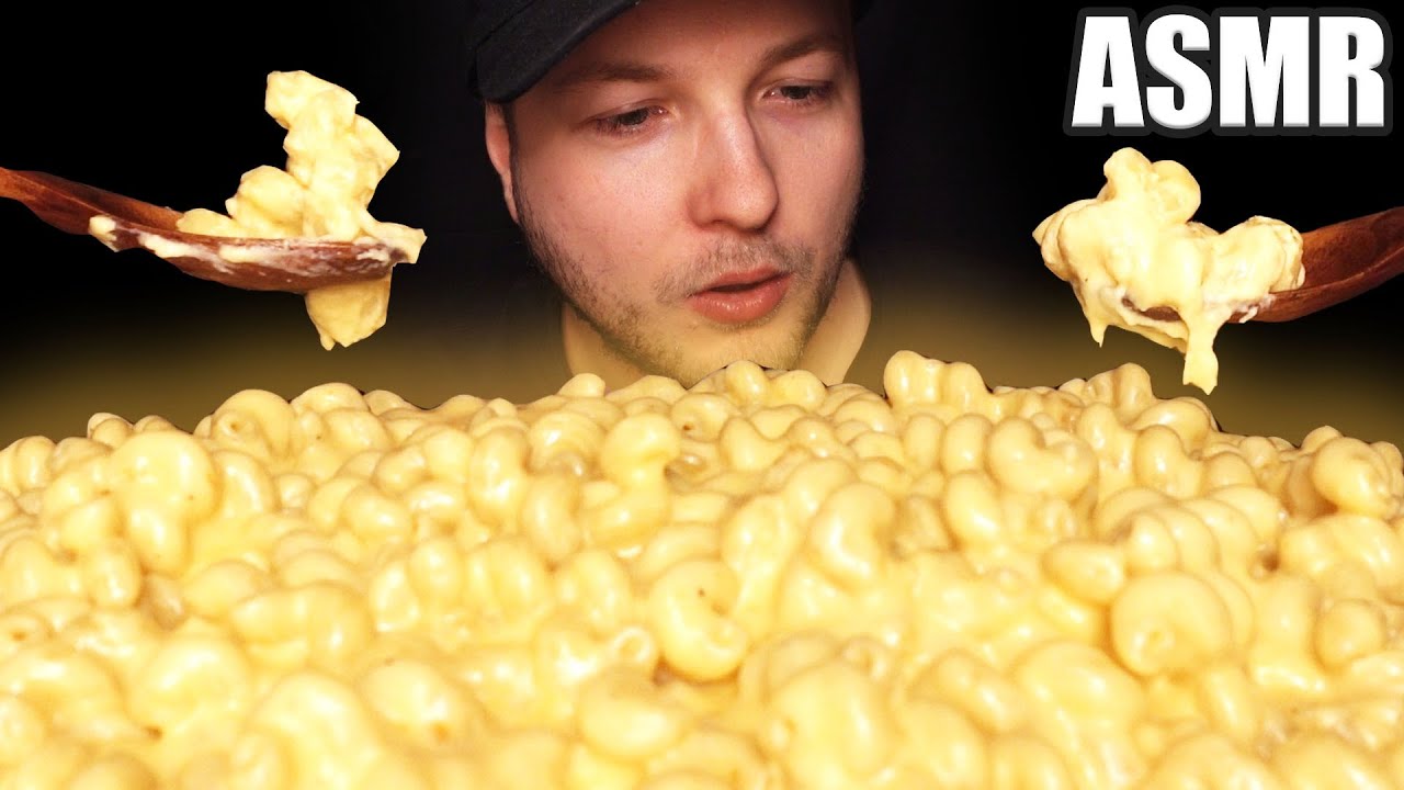 ASMR MAC AND CHEESE MUKBANG | No Talking Eating & Cooking  Sounds