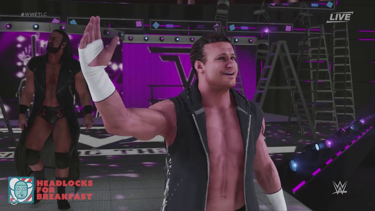 WWE 2K19 Gameplay Seth Rollins vs Dolph Ziggler with Drew McIntyre | WWE 2K19 Xbox One X Gameplay