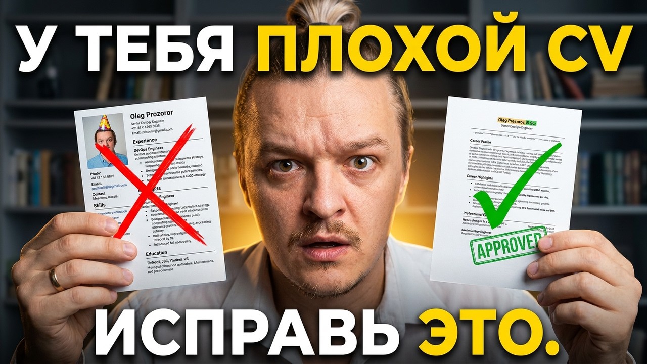 твой CV не работает, вот как это исправить