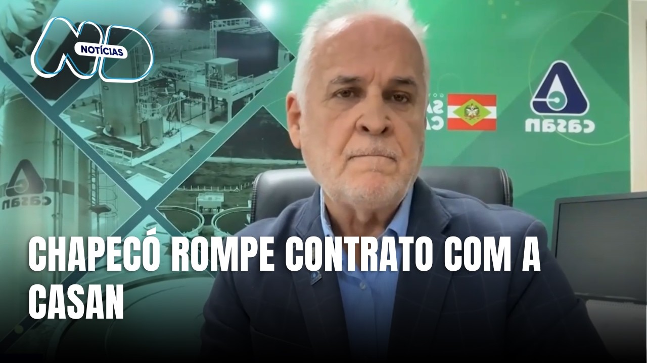 Chapecó rompe contrato com a Casan e decisão gera repercussão