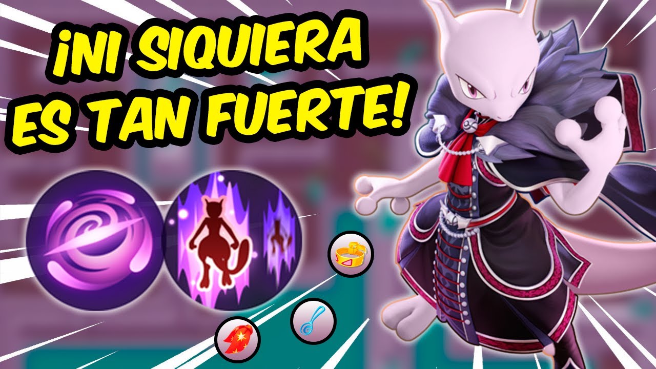 MEWTWO Y ESTÁ BALANCEADO (Y EXPLICARÉ POR QUÉ) 🌟 Guía, build, medallas y gameplay | Pokemon Unite