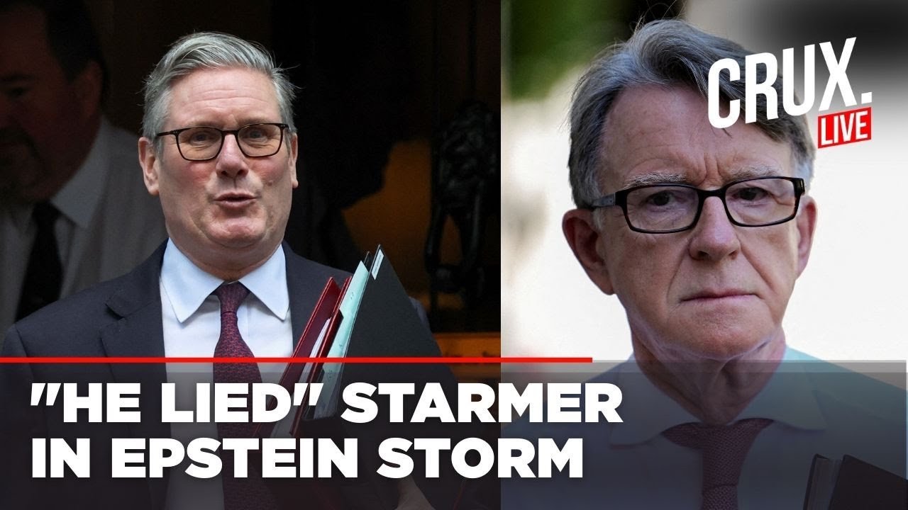 LIVE | Starmer 'Regrets' Appointing Peter Mandelson as US ambassador as Epstein Ties Emerge