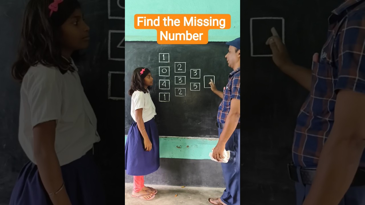 Find the missing number /innovative ideas #education #maths #students #ytshorts #youtubeshrorts