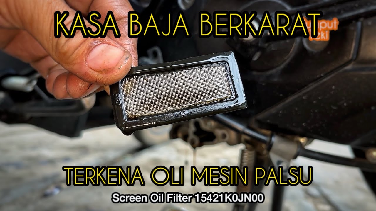 Filter Oli Bisa Mampet Akibat Oli Palsu Sebaiknya Dibersihkan Setiap Ganti Oli Mesn 