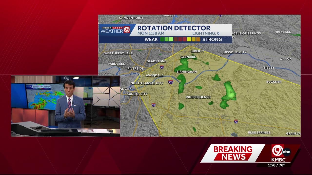 WATCH LIVE: KMBC's First Alert Weather team is tracking a tornado-warned storm