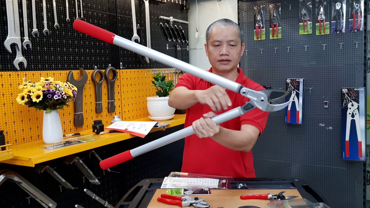 Kéo cắt cành khô đường kính Ø40mm kiểu tôm hùm Lobster, dài 800mm. FELCO 231 Thụy Sỹ