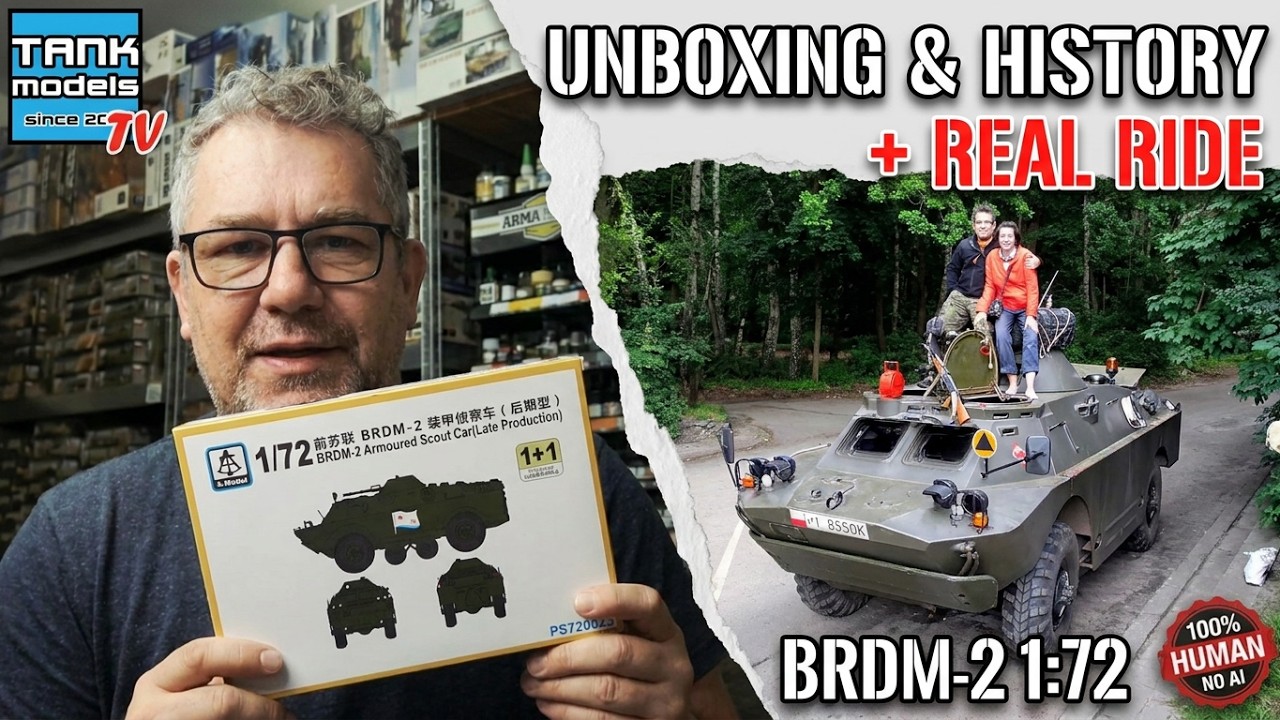 🇵🇱 BRDM-2 Warsaw Pact 🇵🇱 - Unboxing 518 (🇵🇱🇬🇧) - S-Model 720023