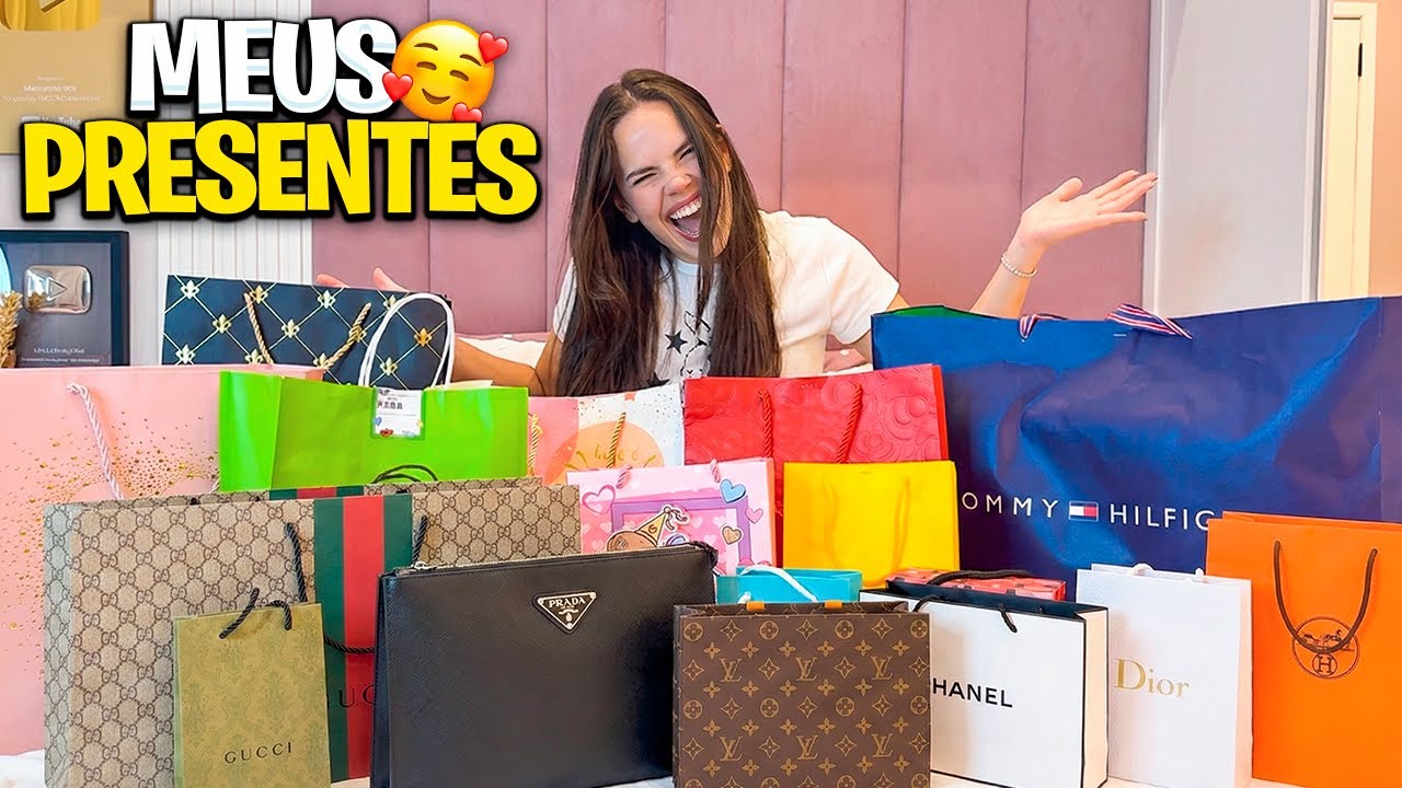 ABRINDO MEUS PRESENTES DE ANIVERSÁRIO DE 19 ANOS