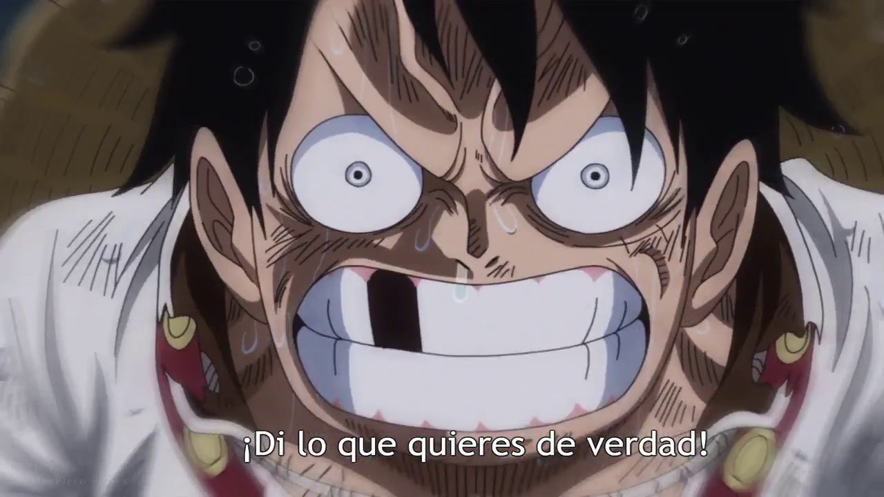 La reconciliaci&oacute;n de Luffy y Sanji (Whole Cake)