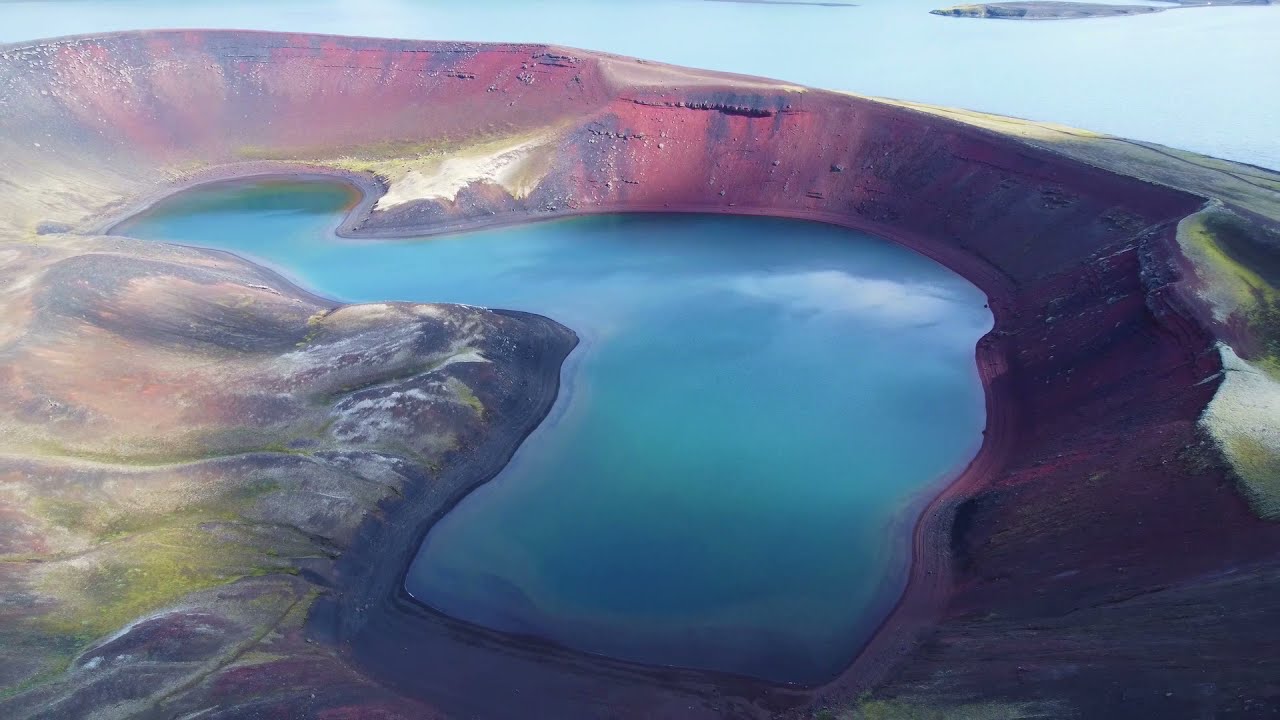 Flight over Veiðivötn
