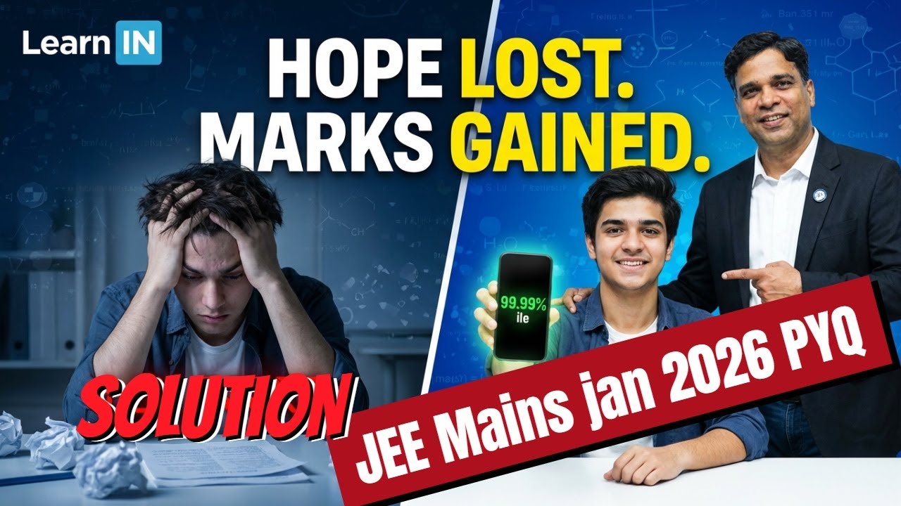 Don't Lose Marks in JEE Main 2nd attempt | Solutions PYQs | Chemsitry | 99.99% ile