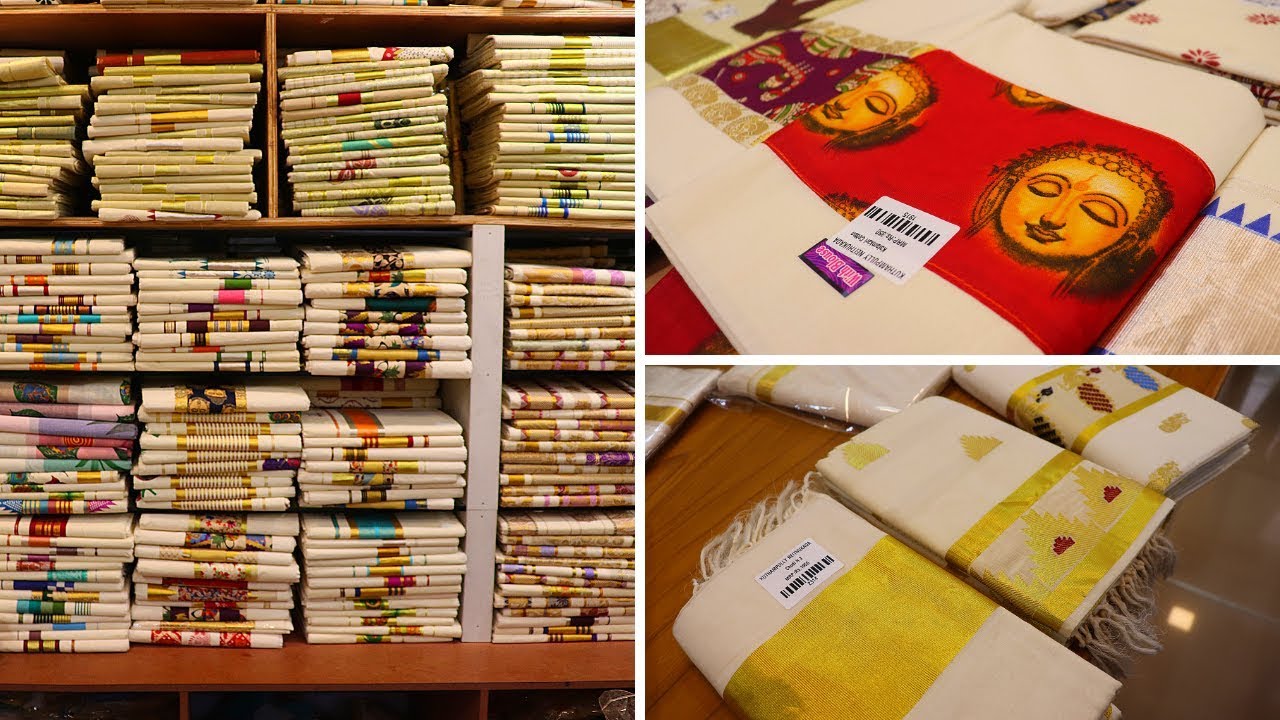 Kuthampully Wholesale and Retail Sarees | Kerala Sarees from Rs 350 || Kuthampully Naithukada