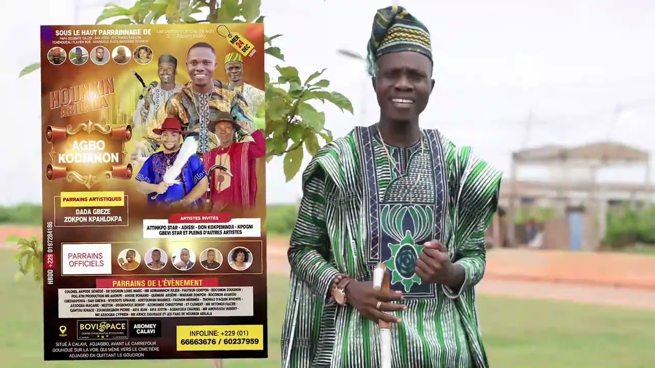 Spot publicitaire de HOUNKIN Abilala 🔥 pour son troisième album vidéo ☑️