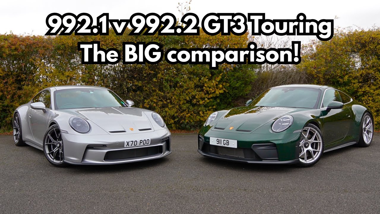 Porsche 911 GT3 Touring 992.1 против 992.2: большое сравнение!