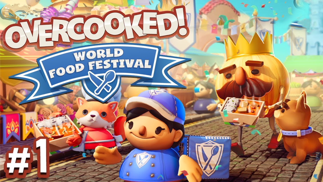 Overcooked: World Food Festival - #1 - What is Bobotie?! (4-Player Gameplay)