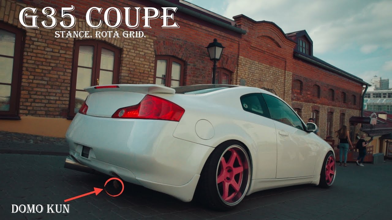 Infiniti G35 Coupe. Stance, Rota Grid, Домо-кун (тест драйв / обзор)