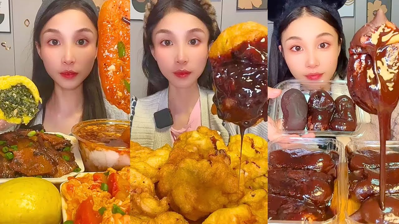 Insane Chinese Takeout Mukbang | Spicy Noodles, Rice Rolls & Crunchy Chicken ASMR #383