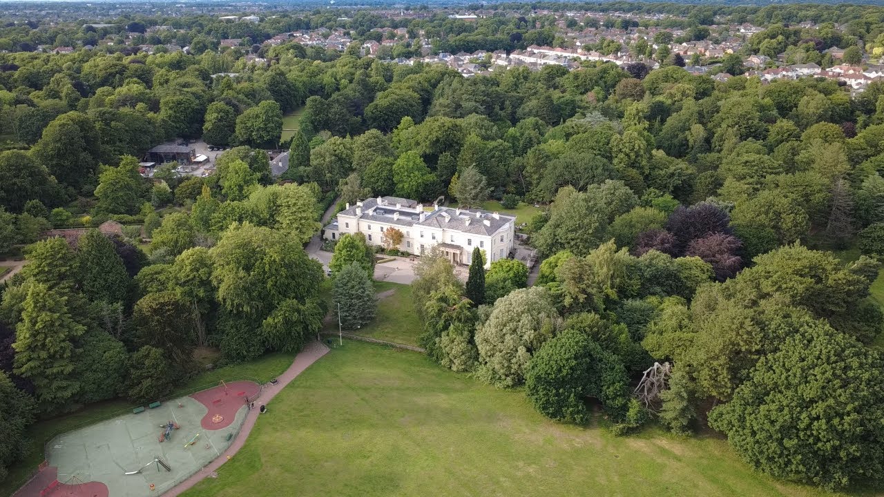 Calderstones Park Manor House in Summer | Stunning 4K Aerial Views Over Liverpool