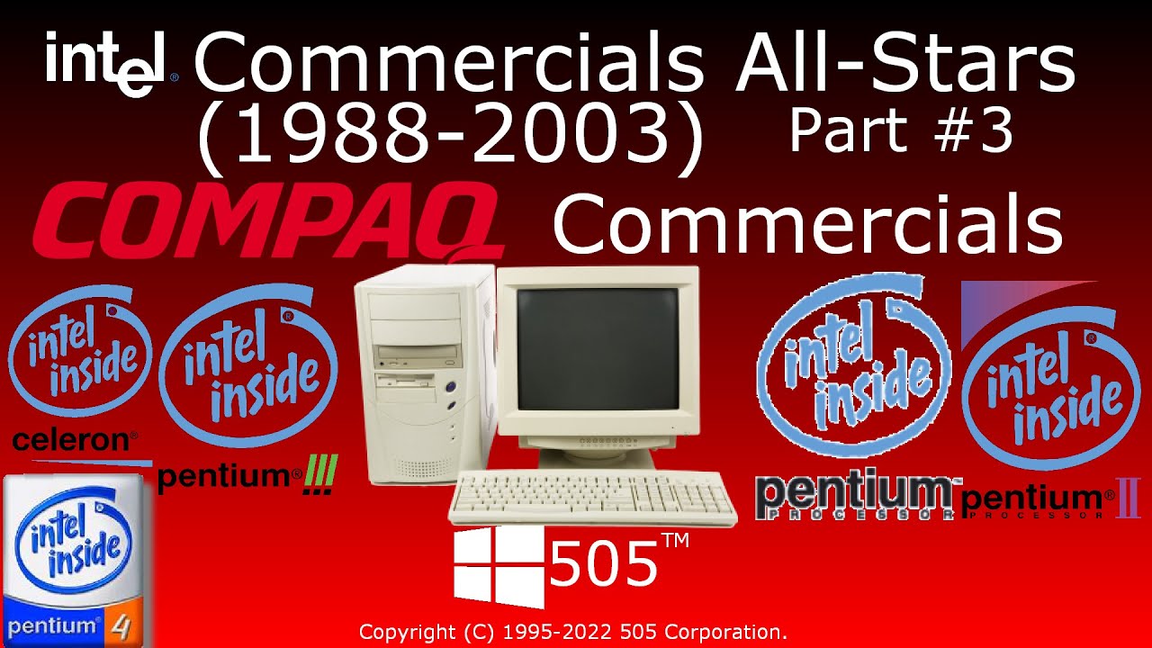 Intel Commercials All-Stars Part #3 | HP COMPAQ Computer Commercials (1988-2003)