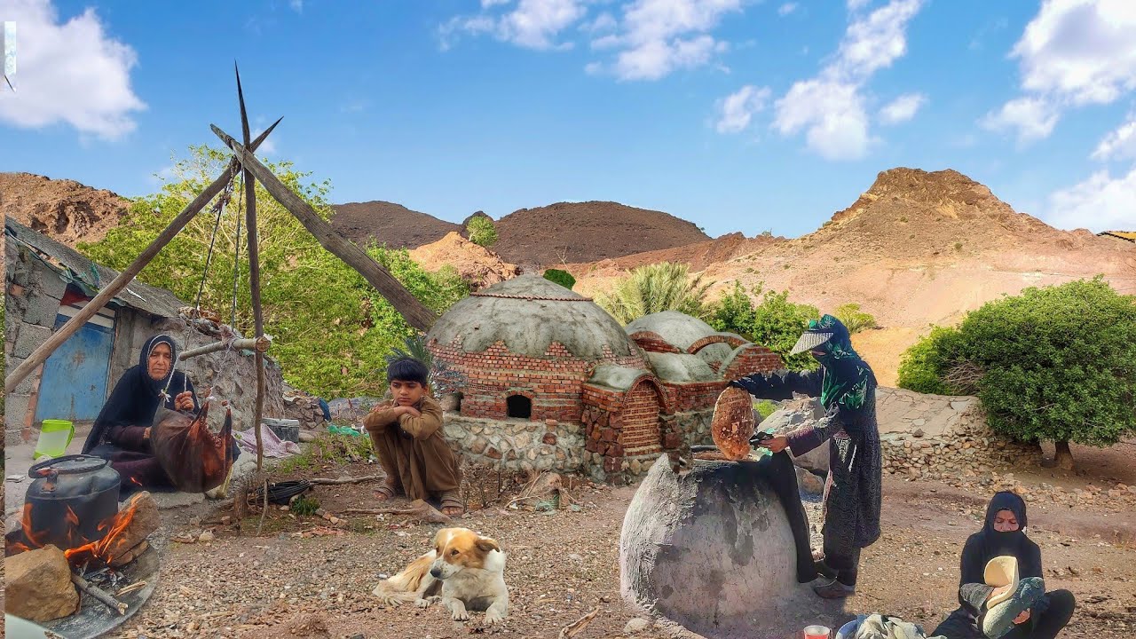 The nomads of Teng Shah village , iran سفر به جنوب کرمان