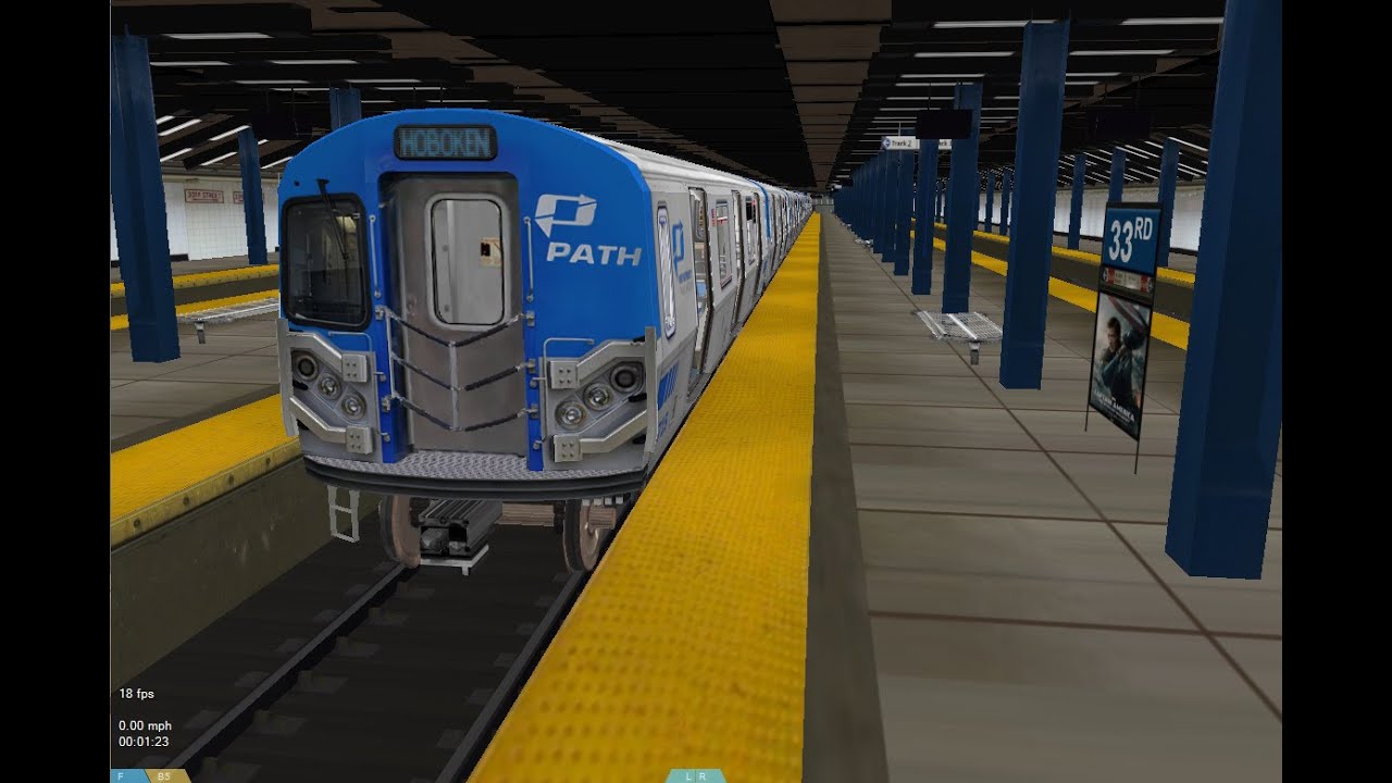 OpenBVE Special: PATH PA-5 on the 33rd to Hoboken Route