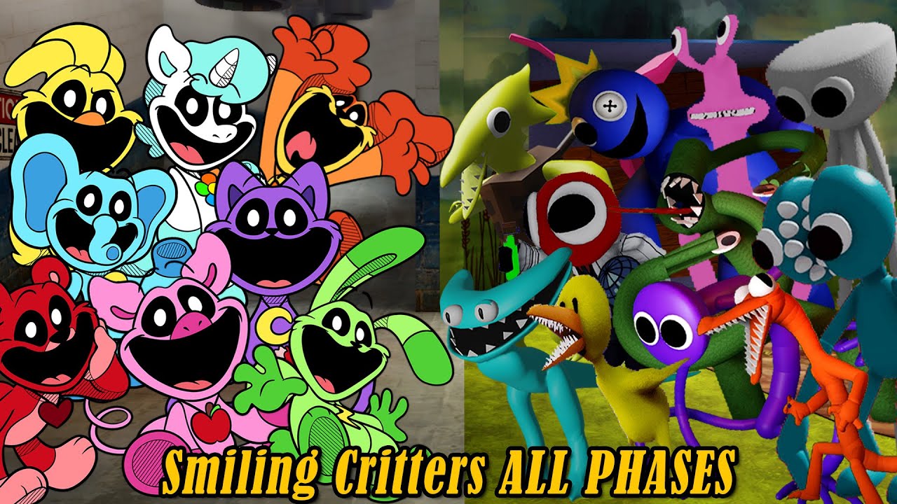 [SWAP] FNF ALL Smiling Critters Poppy Playtime Chapter 3 Vs All Rainbow Friends -Friday Night Funkin