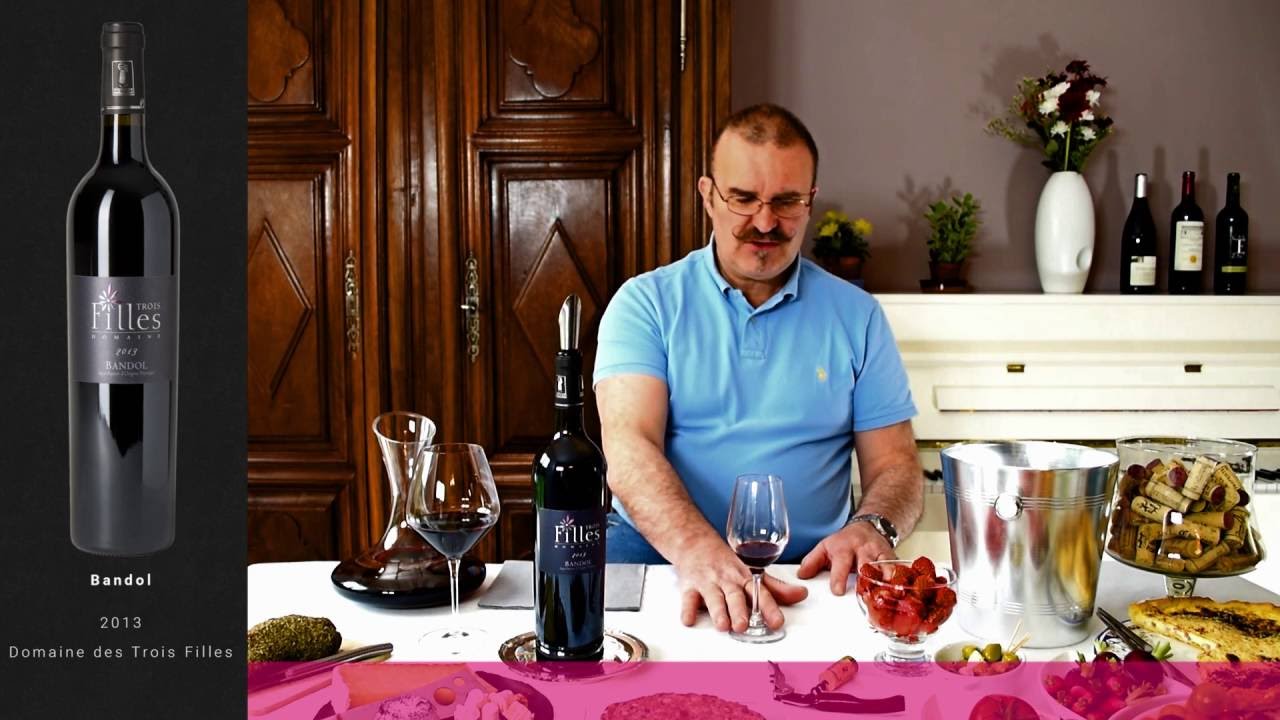 Bandol 2013 Vin du Domaine des trois filles dégustation par le Sommelier Arnaud Chambost