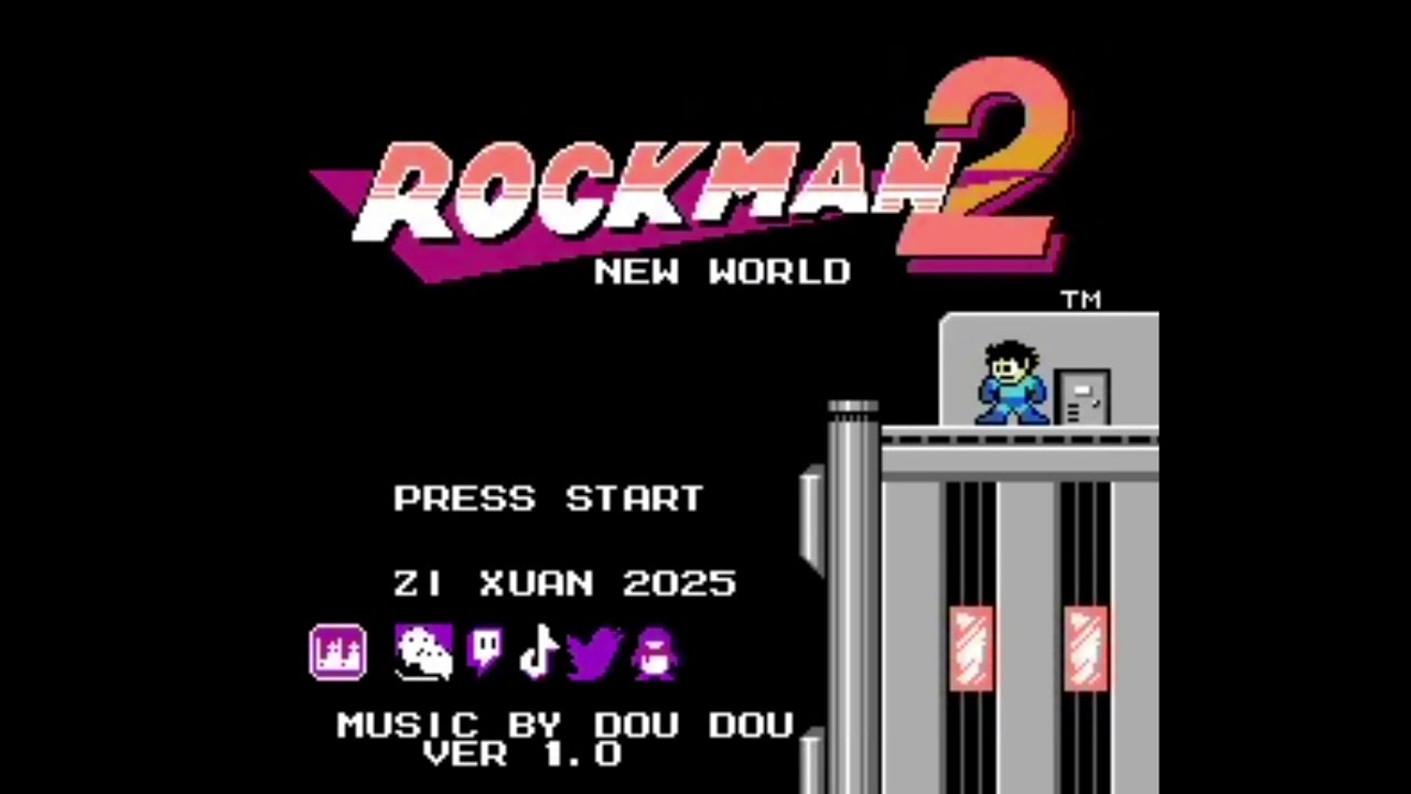 Mega Man Hack Longplay - Rockman 2 New World