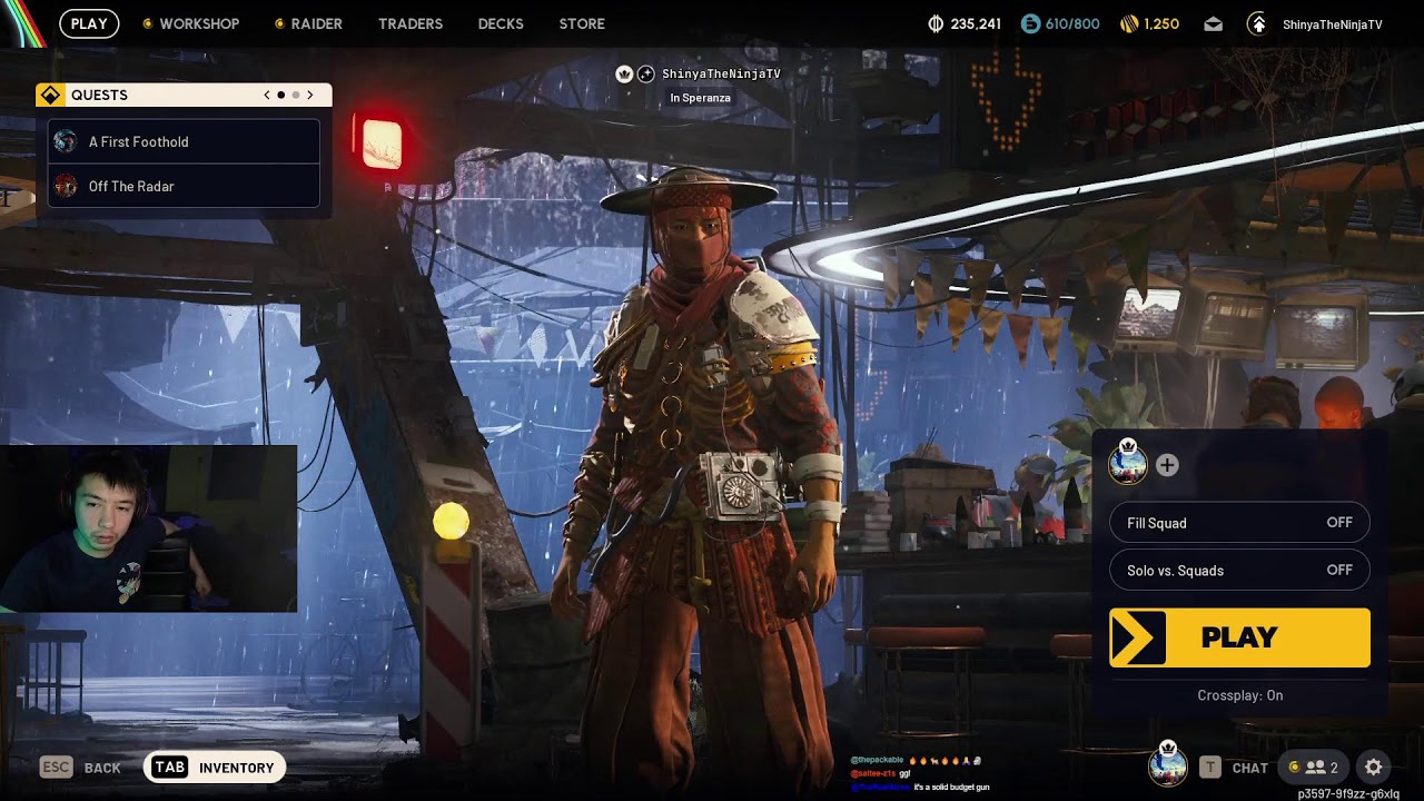 REDDIT WANT SHINYA DROP PATCH!! !GIVEAWAY BEST MOVEMENT KING IN ARC RAIDERS