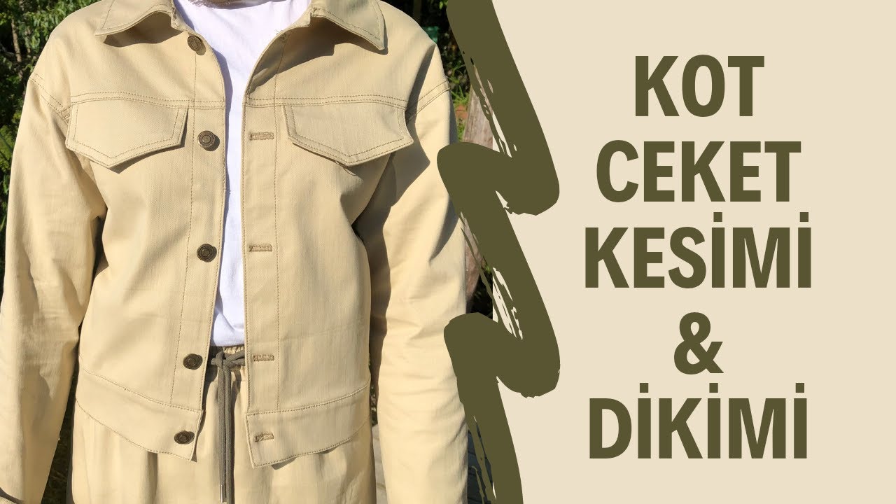 ÇOK KOLAY KALIPSIZ KOT CEKET DİKİMİ | denim jacket sewing