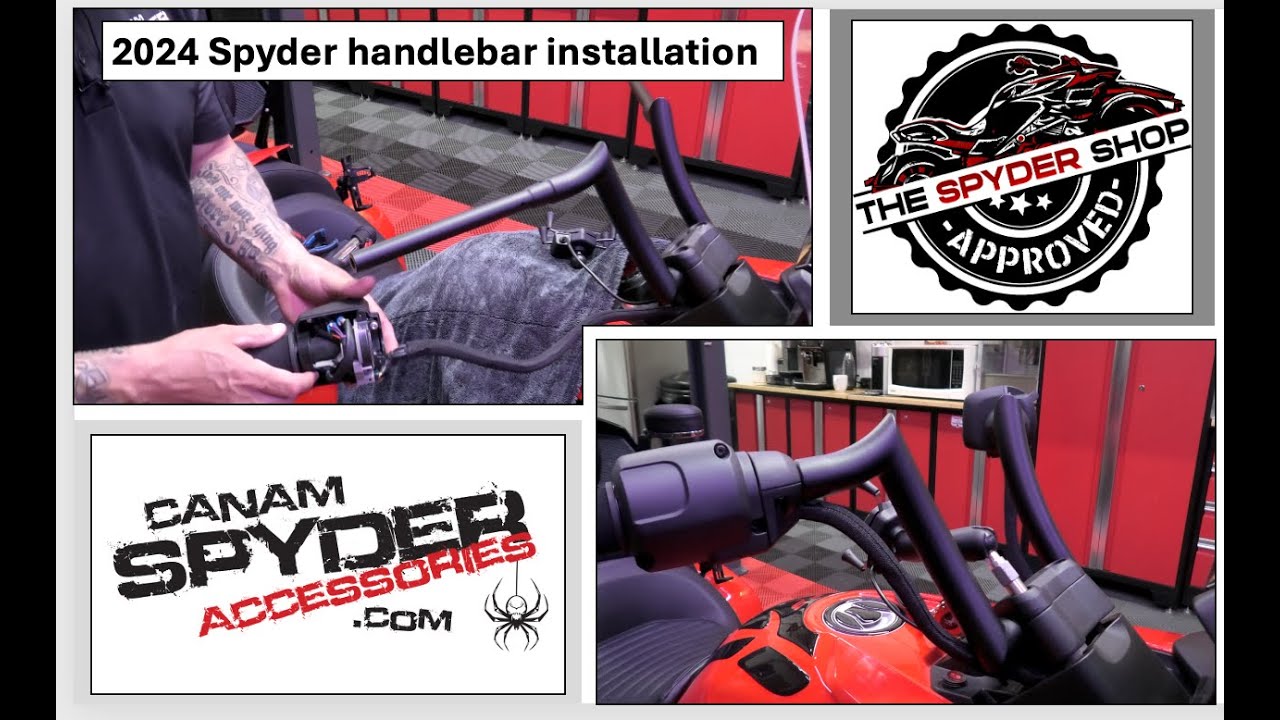 2024 and up Can Am Spyder handlebar installation - Iron hold - LongHorn from The Spyder Shop