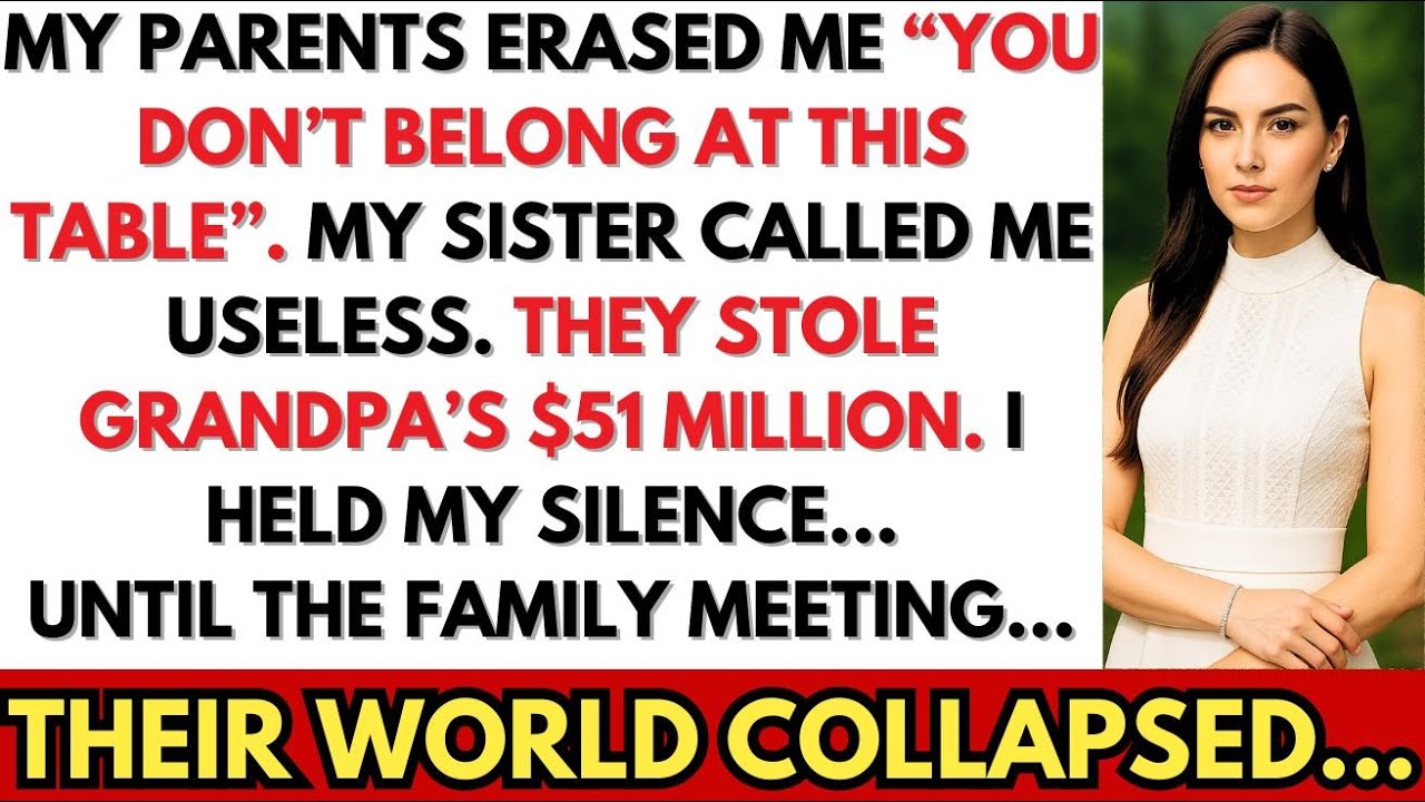 After GRANDPA’S FUNERAL, Parents Didn't Mention the $51M He Left Me — Next FAMILY MEETINGS Gonna Be