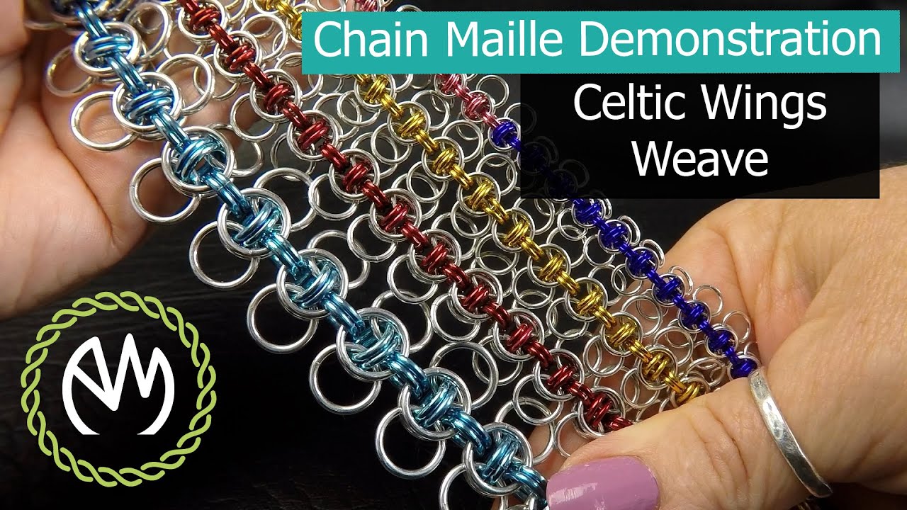Chain Maille Weave Tutorial - Celtic Wings (Redo)