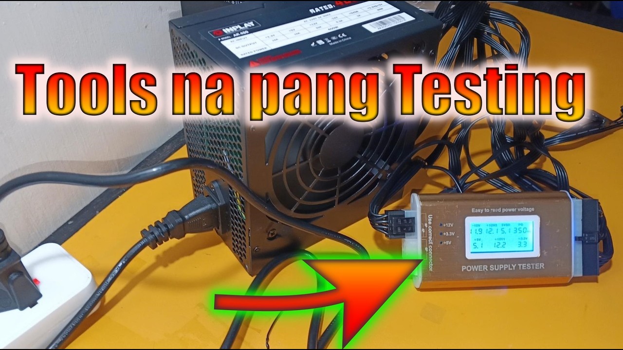 PSU PC paano itest kung Working ba or Hindi