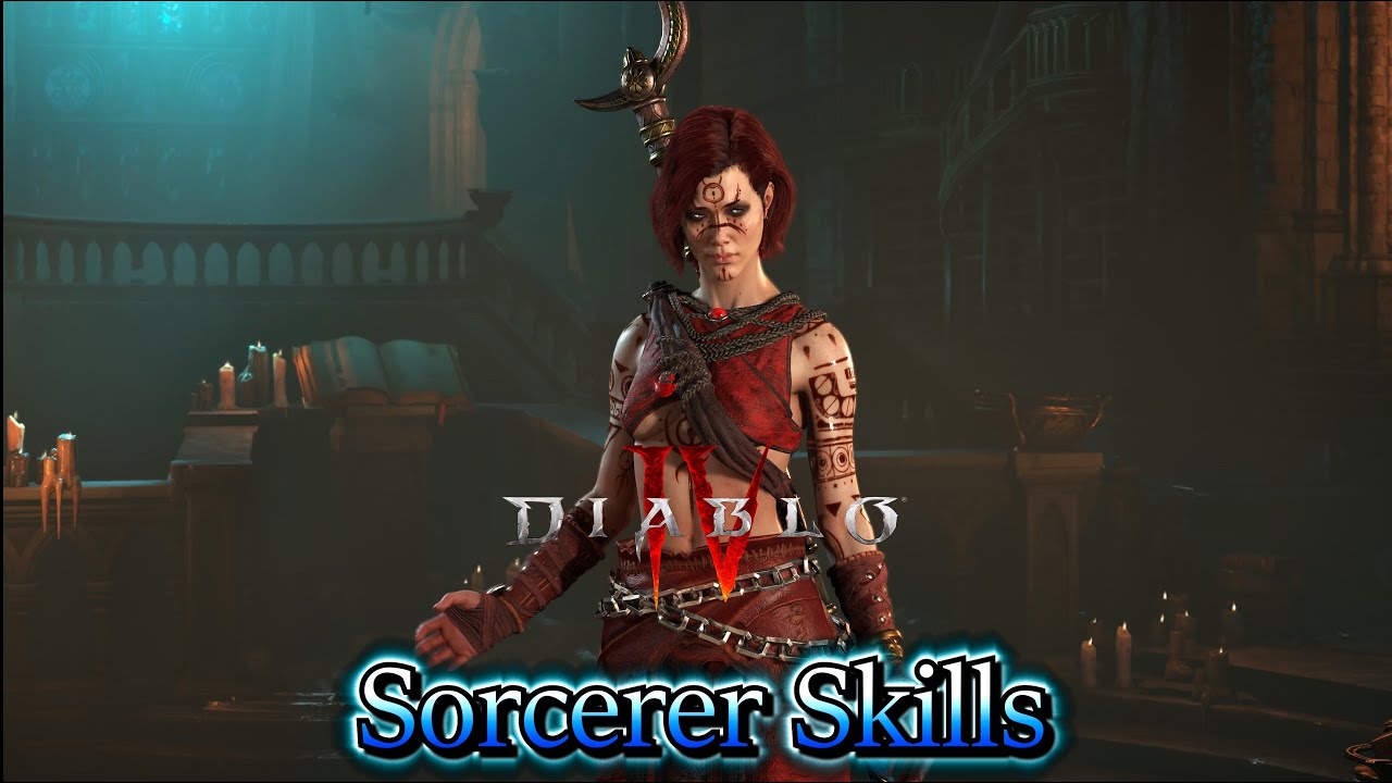 Diablo 4  - Sorcerer Skills Showcase