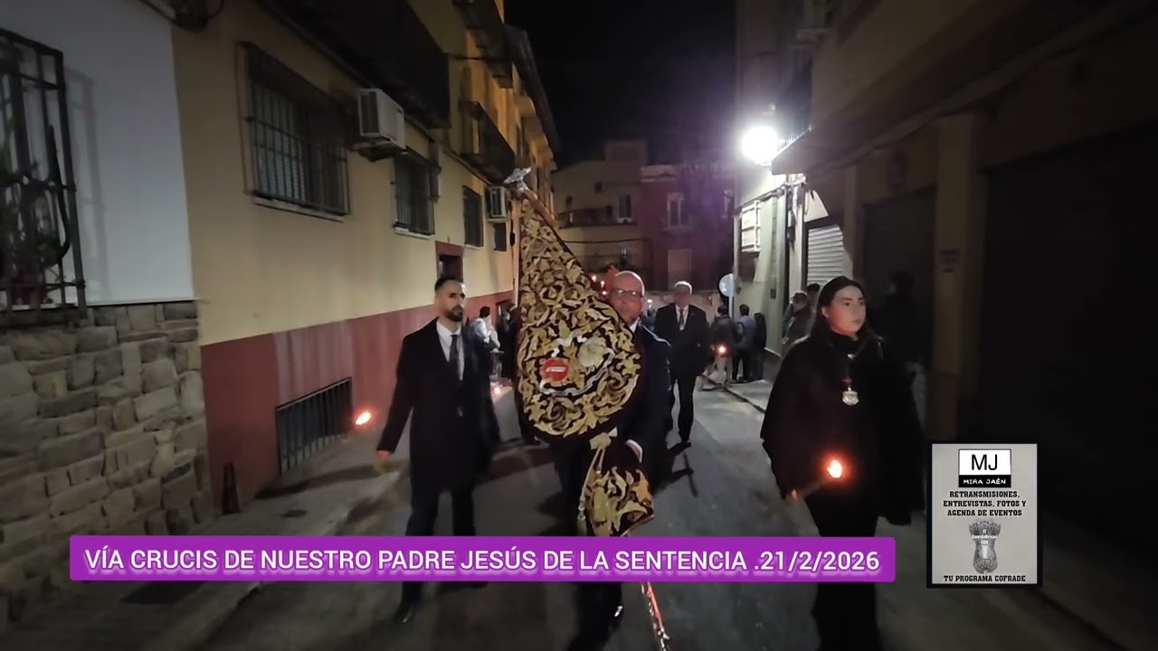 VÍA CRUCIS DE NUESTRO PADRE JESÚS DE LA SENTENCIA. 21/2/2026.@mira_jaen@sentenciadejaen3063